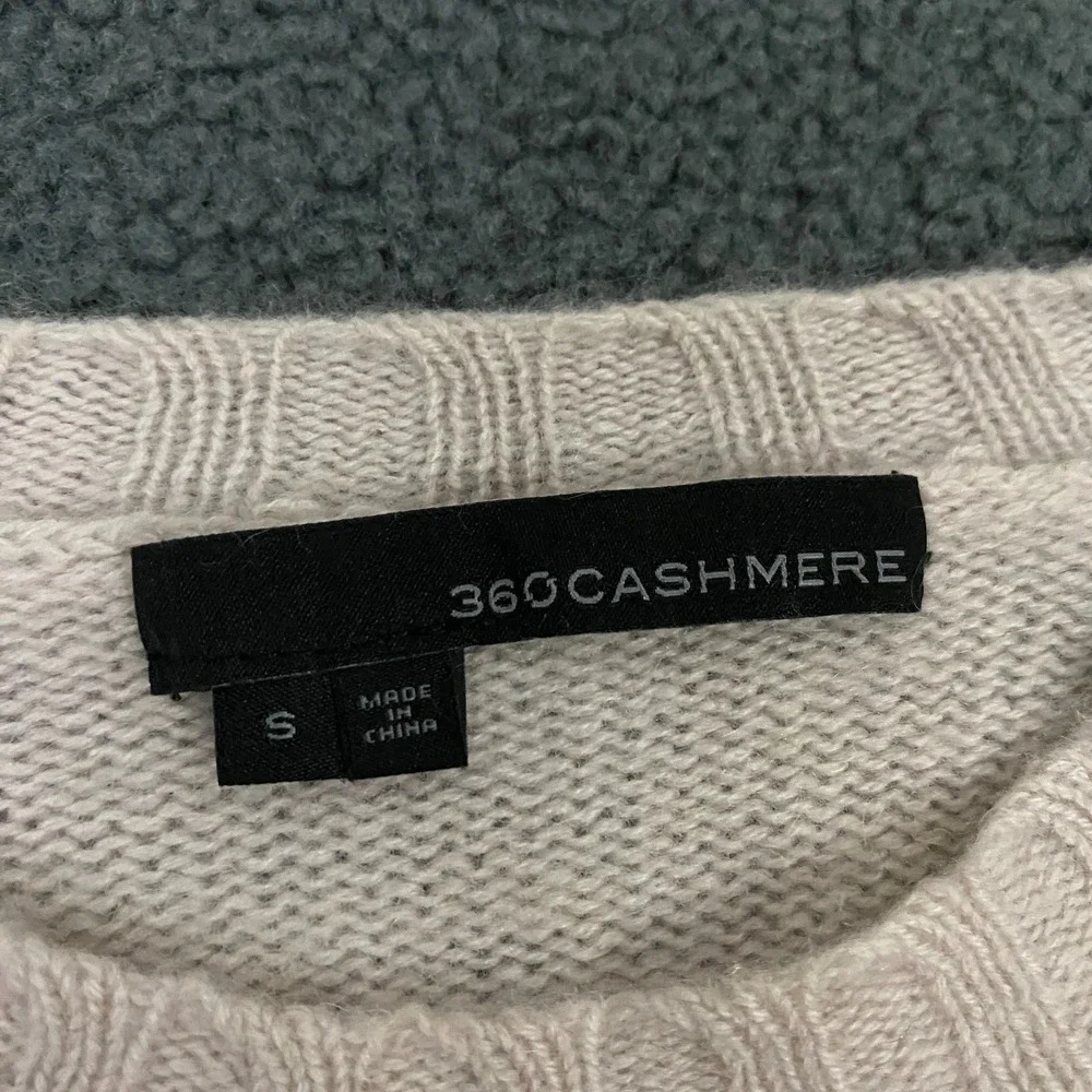 360 Cashmere Sweater Womens Small Patchwork Stitched Star Cropper Knit